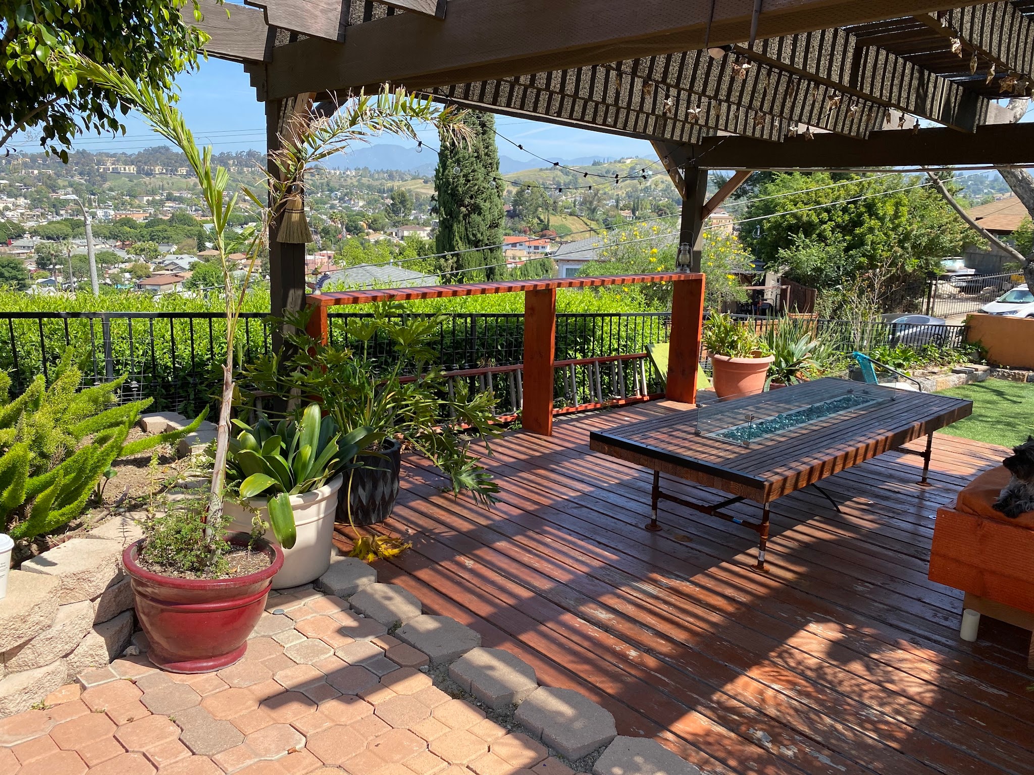 Cedar Hillside Patio