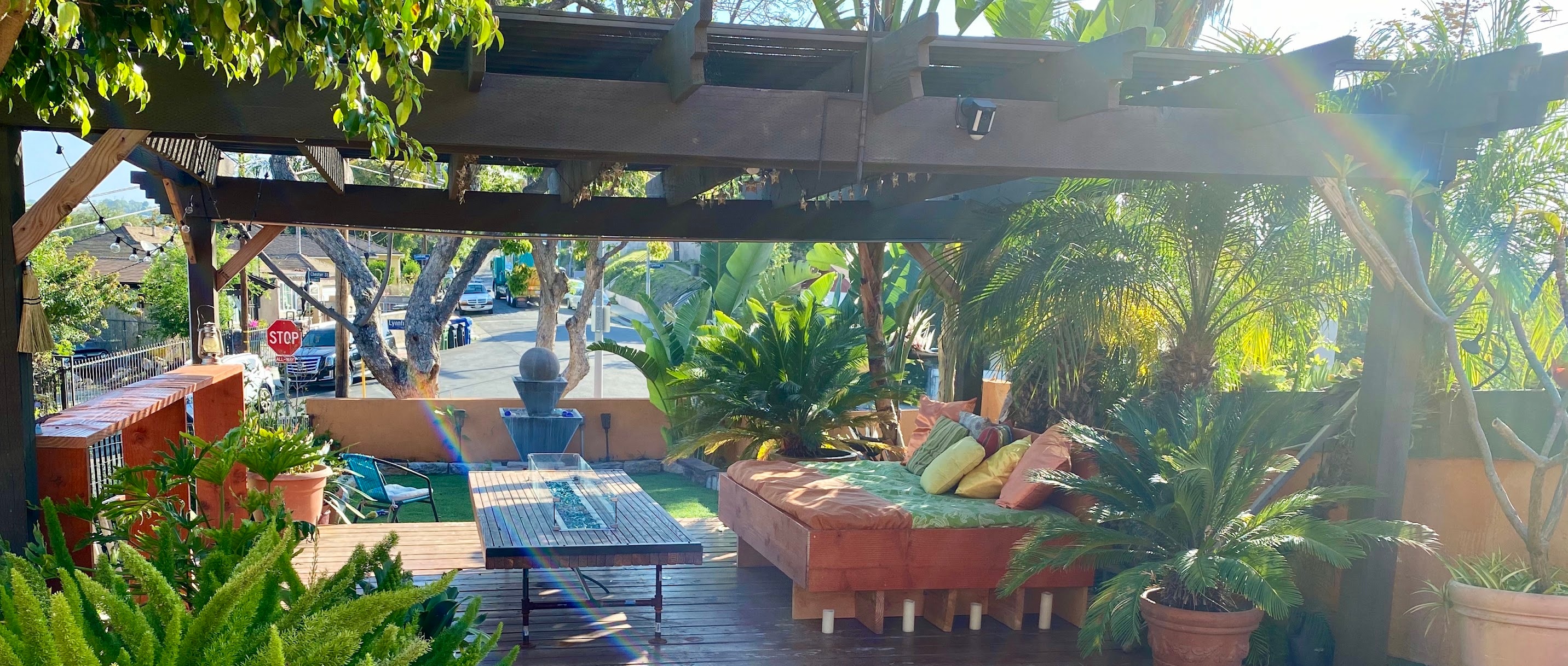 Tropical Louvered Pergola